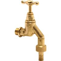 Pegler Yorkshire Pegler Hose Union Bib Tap with Check Valve 1/2" in Gold Brass