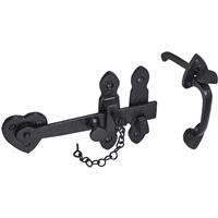 Old Hill Ironworks Thumb Latch 200mm 8" Cottage in Black Cast Iron