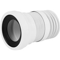 Viva Slinky-Fit Flexible Pan Connector 200 - 350mm in White Polypropylene