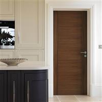 JB Kind Tigris Internal Door FD30 44 x 1981 x 762mm in Walnut Veneer