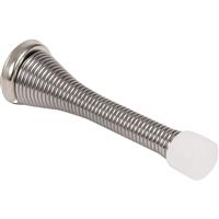 Spring Door Stop (5 Pack) in Silver