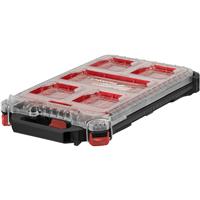 Milwaukee PACKOUT Compact Slim Organiser 64 x 249 x 411 in Black Plastic