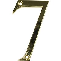 Fab and Fix Fab & Fix Hardex Door Numeral 7 in Gold Zinc