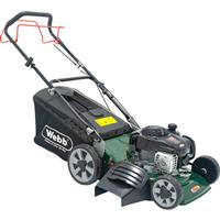 Webb 140cc Briggs & Stratton 46cm Petrol Rotary Lawnmower in Black/Green