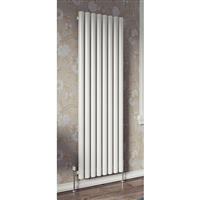 Ximax Devon Round Tube Designer Radiator 1800 x 435mm 4178Btu in White Steel