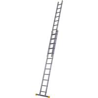 Werner Pro Square Rung Double Extension Ladder 3.57m Aluminium