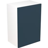 Kitchen Kit Flatpack Slab Kitchen Cabinet Wall Unit Ultra Matt 500mm in Indigo Blue MFC