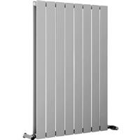Ximax Oxford Duo Designer Radiator 900 x 595mm 3010Btu in Silver Steel