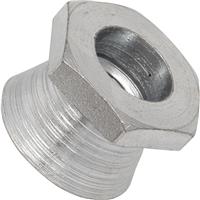 Unbranded Security Shear Nut M8 (10 Pack) in Silver Steel
