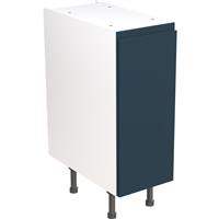 Kitchen Kit Flatpack J-Pull Kitchen Cabinet Base Unit Ultra Matt 300mm in Indigo Blue MFC