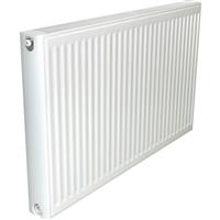 Stelrad Softline Compact Type K1 Steel Panel Radiator 600 x 800mm 2676Btu in White (Ral9016)