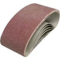 Toolpak Cloth Sanding Belt 75 x 457mm 80G (5 Pack)