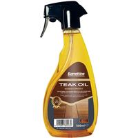 Barrettine Teak Oil Trigger Spray 500ml in Clear