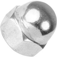 Apex Stainless Steel Dome Nut M8 (10 Pack) in Silver