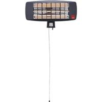 Zink Wall / Stand Mount Patio Heater 2kW IP24 650 to 2000W in Black
