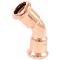 Made4Trade Press Fit Elbow 45deg 22mm in Copper