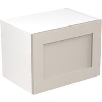 Kitchen Kit Flatpack Shaker Kitchen Cabinet Wall Bridge Unit Ultra Matt 500mm in Light Grey MFC