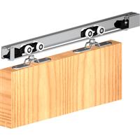 Rothley Herkules 120 Sliding Door System 1500mm 1-Door in Silver Aluminium