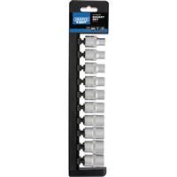 Draper Expert 1/2 Inch Socket Set 6 Point Socket (10 Piece)