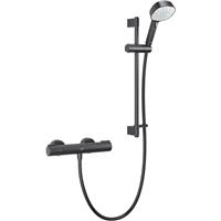 Mira Atom EV Thermostatic Bar Mixer Shower in Black