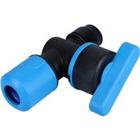 JG Speedfit MDPE Stop Tap 25 x 22mm in Black/Blue