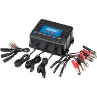 Draper 6/12V 3 Bank Charger Station