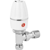 Pegler Yorkshire Pegler Terrier 3 TRV Angled 8/10mm in White Brass