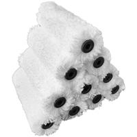 Pinnacle Mini Microfibre Roller Sleeves 4" (10 Pack) in White