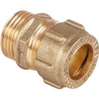 Conex Bnninger Conex 302 Compression Male Connector 15mm x 1/2" in Gold
