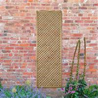 Forest Garden Wisley Lattice 60cm(w) x 3cm(d) x 180cm(h) (3 Pack) in Natural Timber