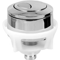 Fluidmaster Dual Flush Push Button Valve Replacement Button in Chrome