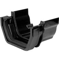 Aquaflow 120mm Ogee to 114mm Square Line Adpator in Black PVCU