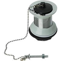 Made4Trade 1 1/4" Basin Waste Chain Poly Plug Unslotted