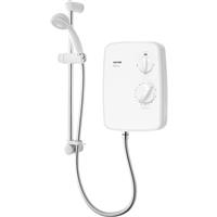 Triton Showers Triton Riba Electric Shower 10.5kW in White Steel