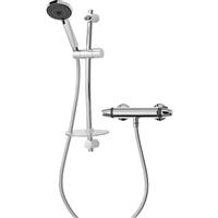 Triton Showers Triton Naro Thermostatic Bar Mixer Shower in Chrome Brass