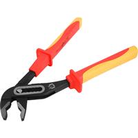 Minotaur VDE Water Pump Pliers 250mm in Red/Yellow Steel