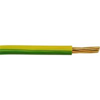 Pitacs Conduit Cable (6491X) 10.0mm2 G/Y Earth Drum (50m) in Green/Yellow