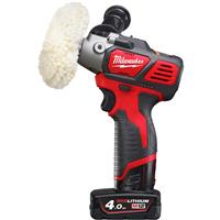 Milwaukee M12BPS-421X Sub Compact Polisher/Sander 1 x 4.0Ah & 1 x 2.0Ah