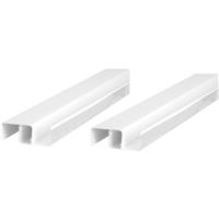 Talon Double Pipe Cover - 10m Pack 2.5m x 15mm (4 Pack) in White UPVC
