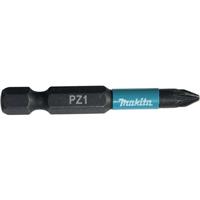 Makita Impact Rated Bit PZ1 x 50mm (2 Pack) in Black