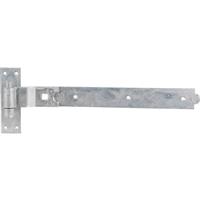 Perry Hook & Band Cranked Hinge 250mm (2 Pack) in Silver