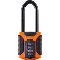 Squire Die-Cast Weatherproof Padlock 50 x 8 x 63mm LS in Orange Steel