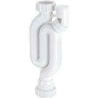 McAlpine Pedestal Trap 1 1/4" Anti-Syphon X10V in White Plastic
