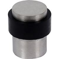 Eclipse Satin Stainless Steel Floor Door Stop 30mm in Silver