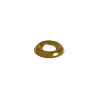 Unbranded Screw Cup No. 10 (200 Pack) in Solid Brass