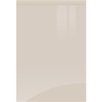 Kitchen Kit Flatpack J-Pull Super Gloss Sample in Cashmere