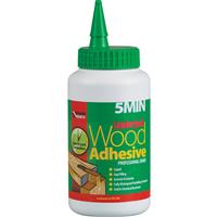 Everbuild 5 Minute Polyurethane Wood Glue 750g in Brown