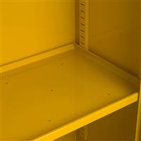 Hazardous Substance Cabinet Additional Shelf 457 x 457mm in Yellow Steel