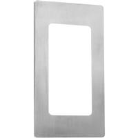 Proofvision PV11P & PV12P toothbrush Charger Plate in Brushed Steel