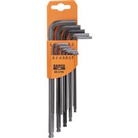 Bahco Ball End Hex Key Set Imperial (12 Piece) Steel